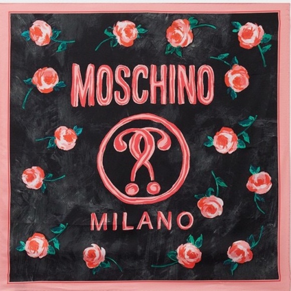 Moschino Accessories - MOSCHINO Painted Scarf